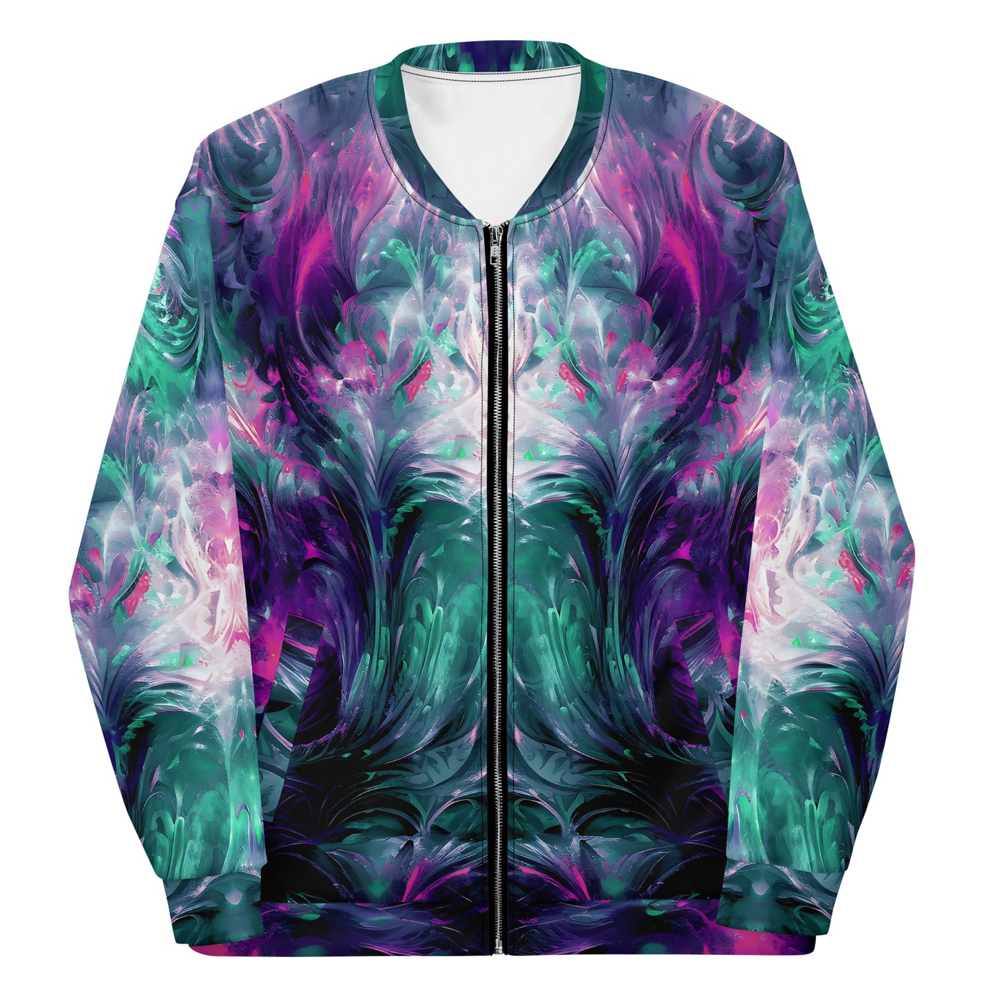 Unisex Bomber Jacket - Kaleidoscope Realm