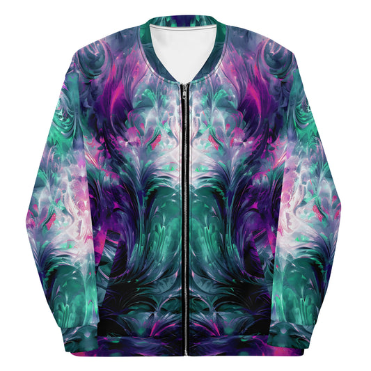 Unisex Bomber Jacket - Kaleidoscope Realm