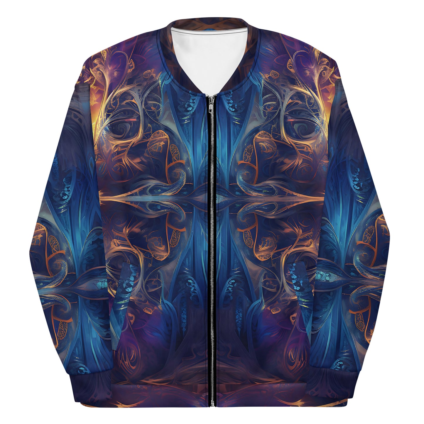Unisex Bomber Jacket - Mystical Reflections 3