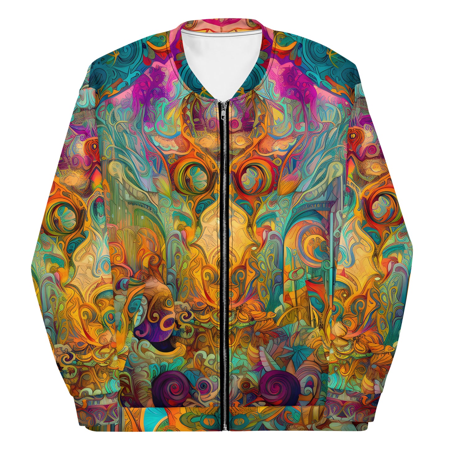 Unisex Bomber Jacket - Dreamweavers Tapestry 2