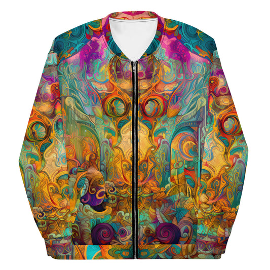 Unisex Bomber Jacket - Dreamweavers Tapestry 2