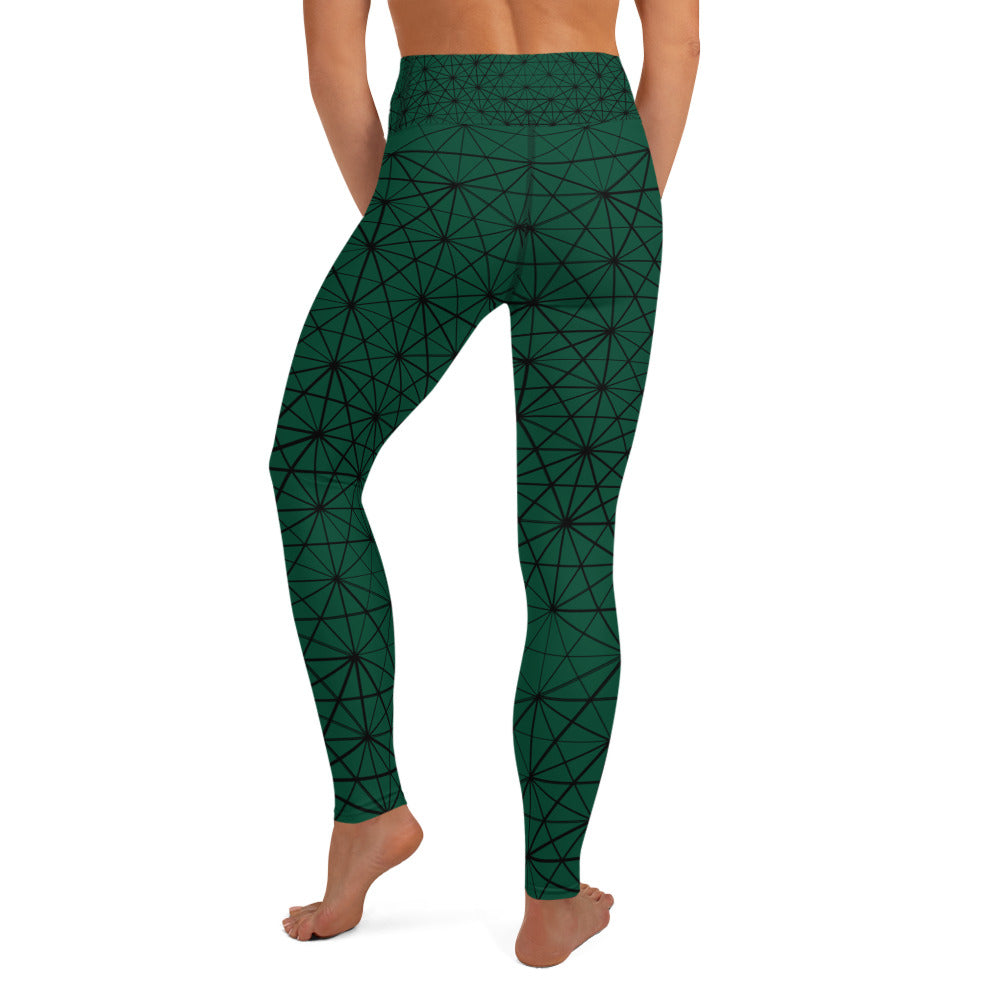 Yoga Leggings - Zahra (Forest Green)