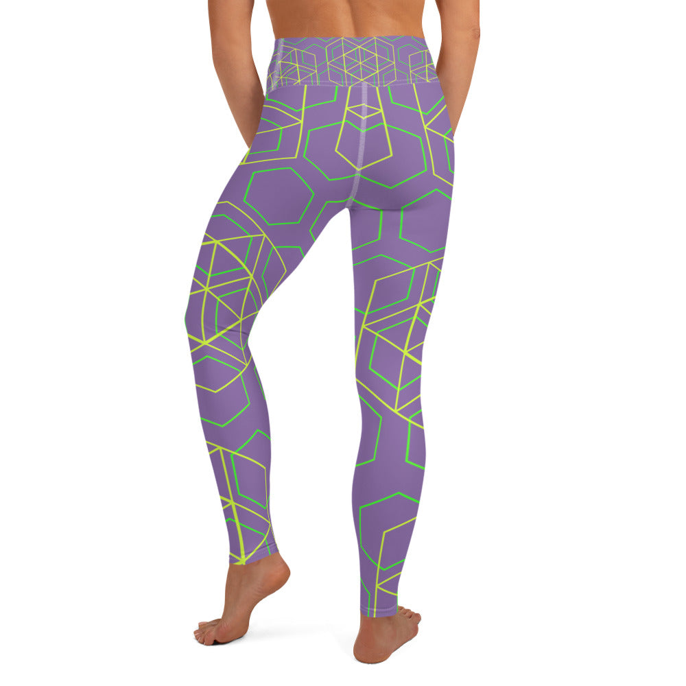 Yoga Leggings - Beeswax (Lilac)