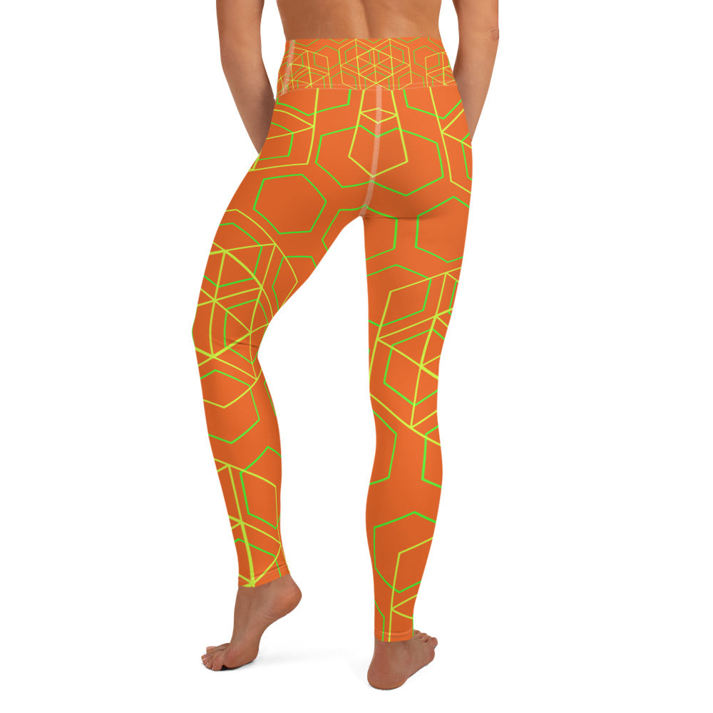 Yoga Leggings - Beeswax (Orange)