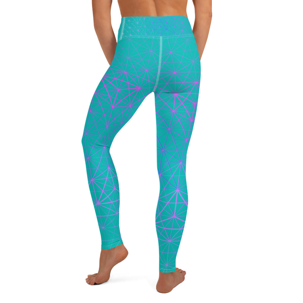 Yoga Leggings - Cygnus (Turquoise)