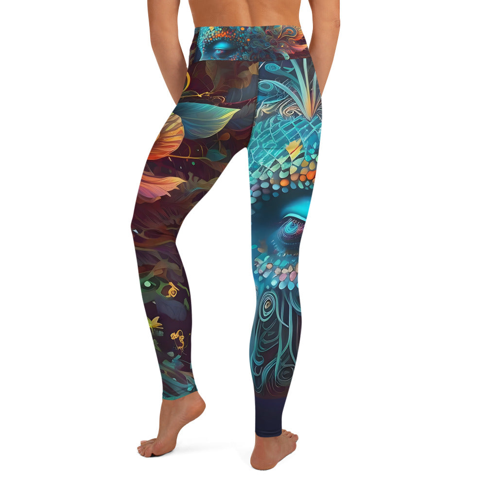 Yoga Leggings - Psychedelic Fairy
