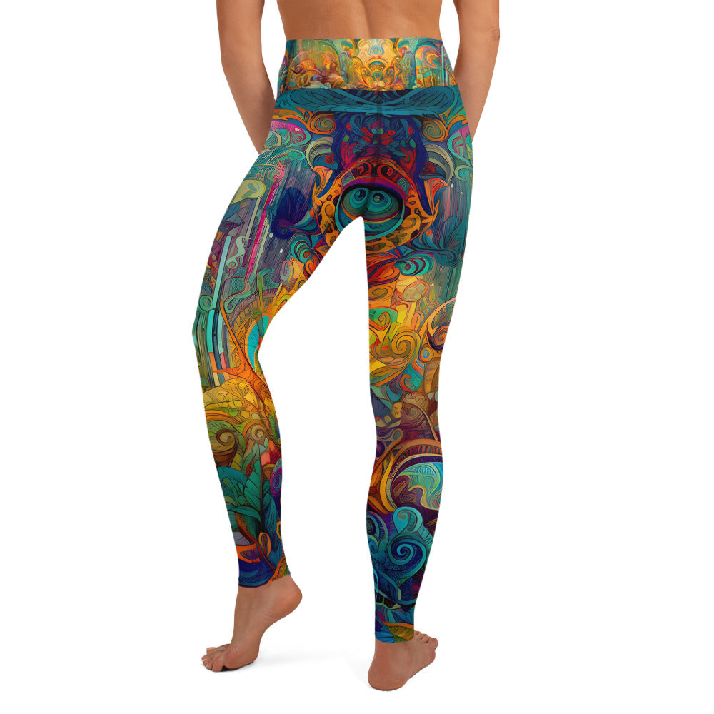 Yoga Leggings - Dreamweavers Tapestry 2