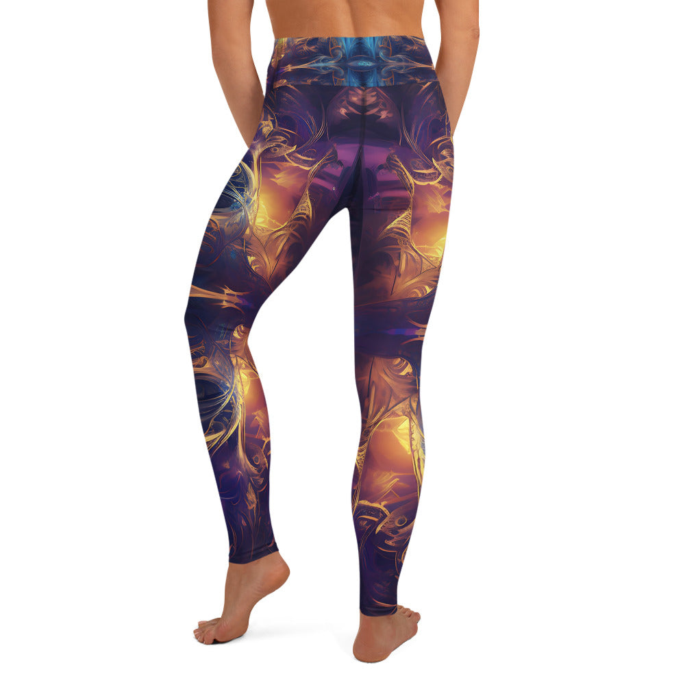 Yoga Leggings - Mystical Reflections 3