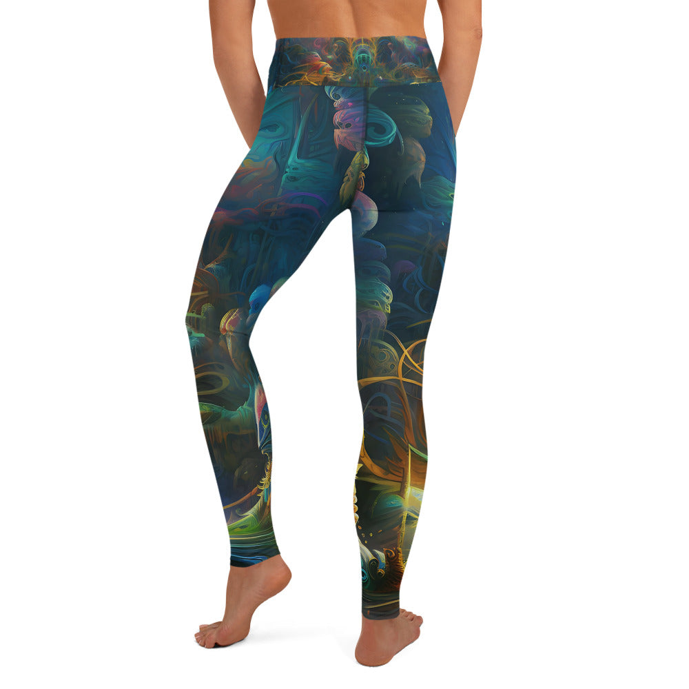 Yoga Leggings - Shaman Drum 1