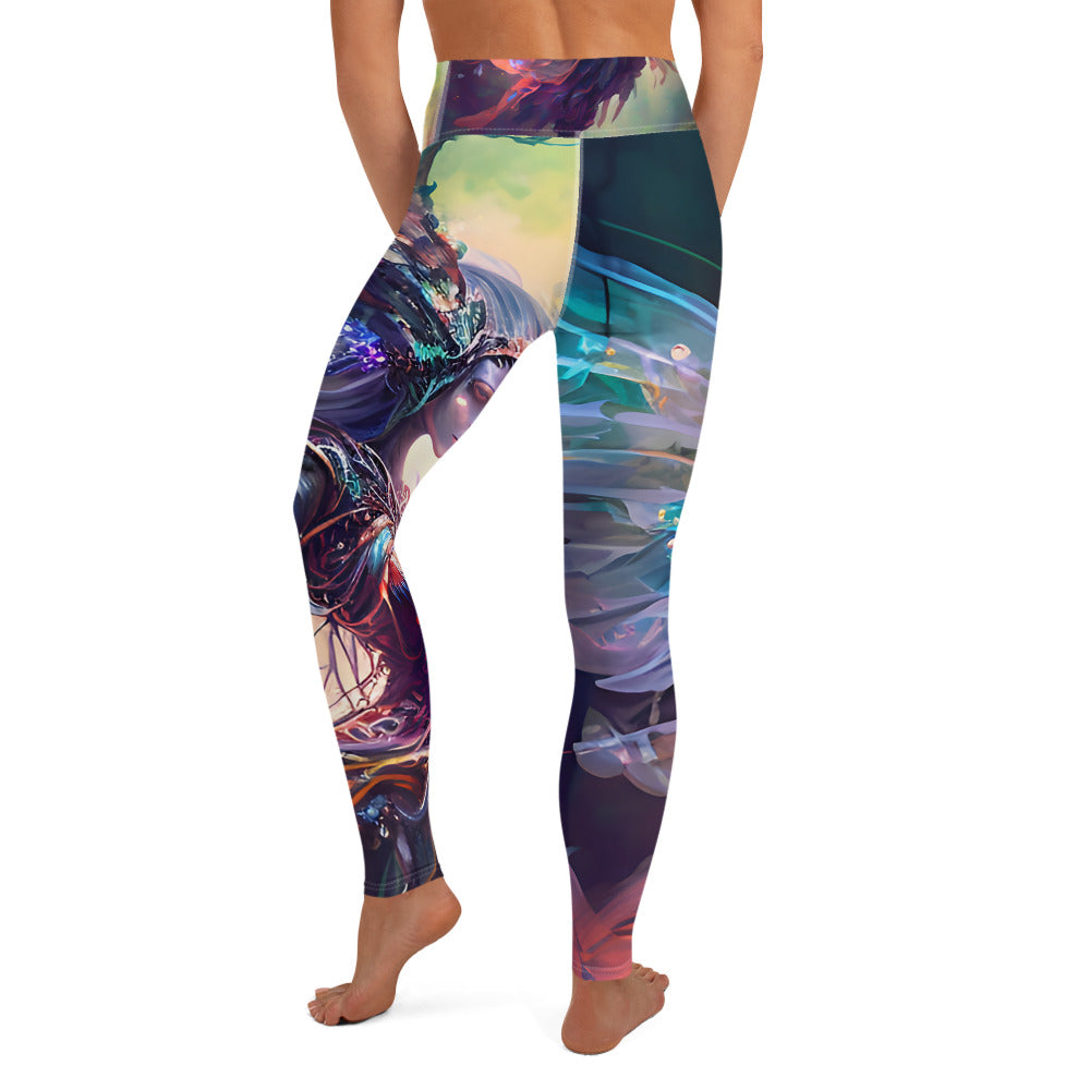 Yoga Leggings - Medieval Fairy