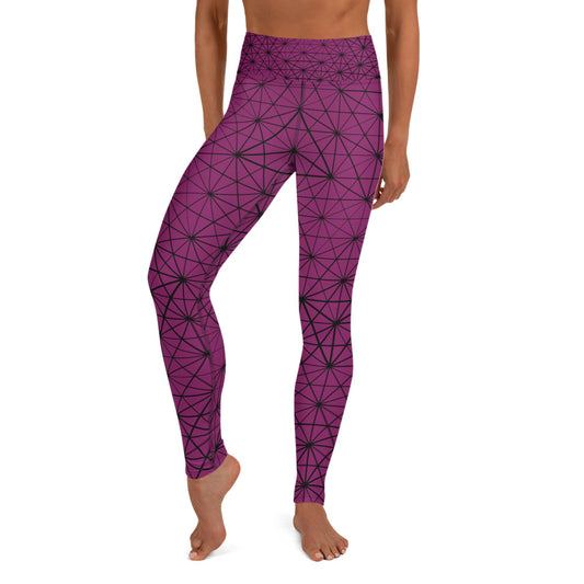 Yoga Leggings - Zahra (Cerise)