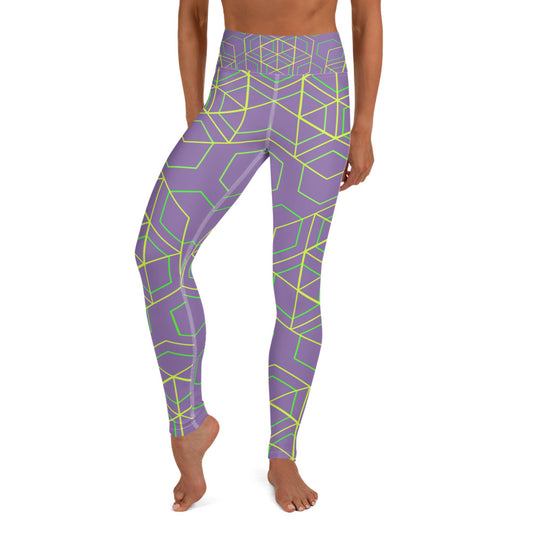 Yoga Leggings - Beeswax (Lilac)