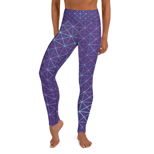 Yoga Leggings - Hyperverse (Purple)