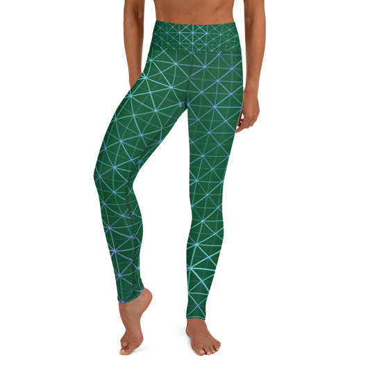 Yoga Leggings - Hyperverse (Green)