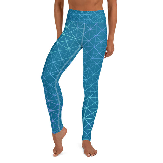 Yoga Leggings - Hyperverse (Blue)