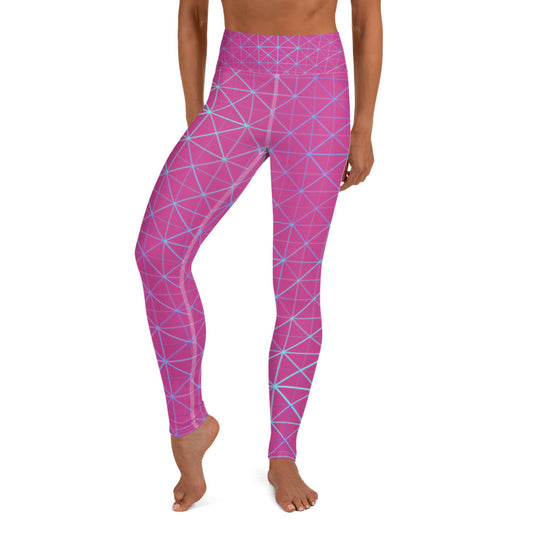 Yoga Leggings - Hyperverse (Pink)