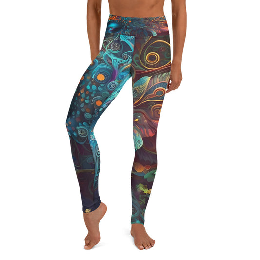 Yoga Leggings - Psychedelic Fairy