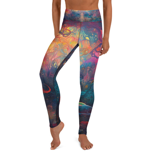 Yoga Leggings - Dreamweavers Tapestry 1