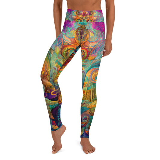Yoga Leggings - Dreamweavers Tapestry 2