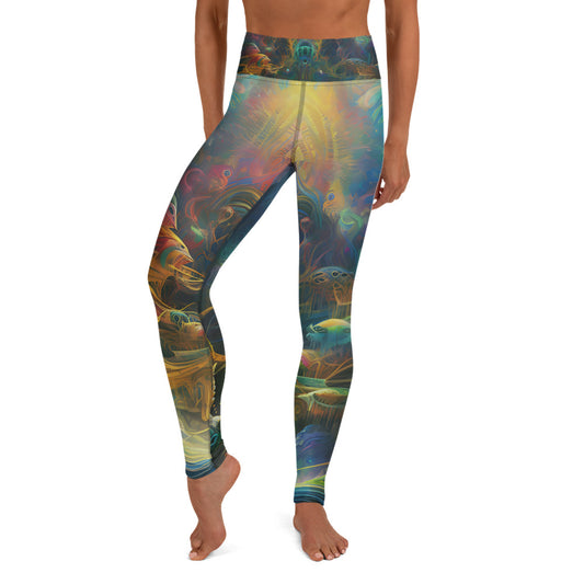 Yoga Leggings - Shaman Drum 1