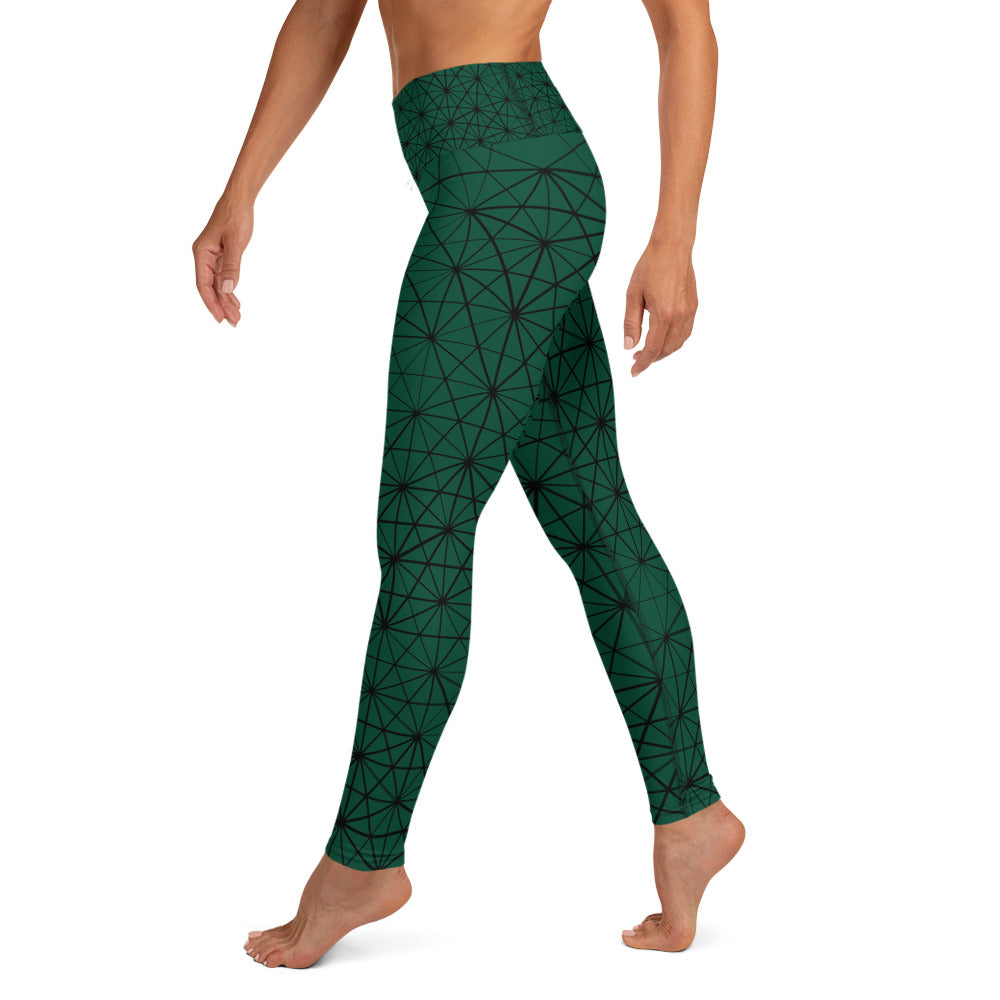 Yoga Leggings - Zahra (Forest Green)