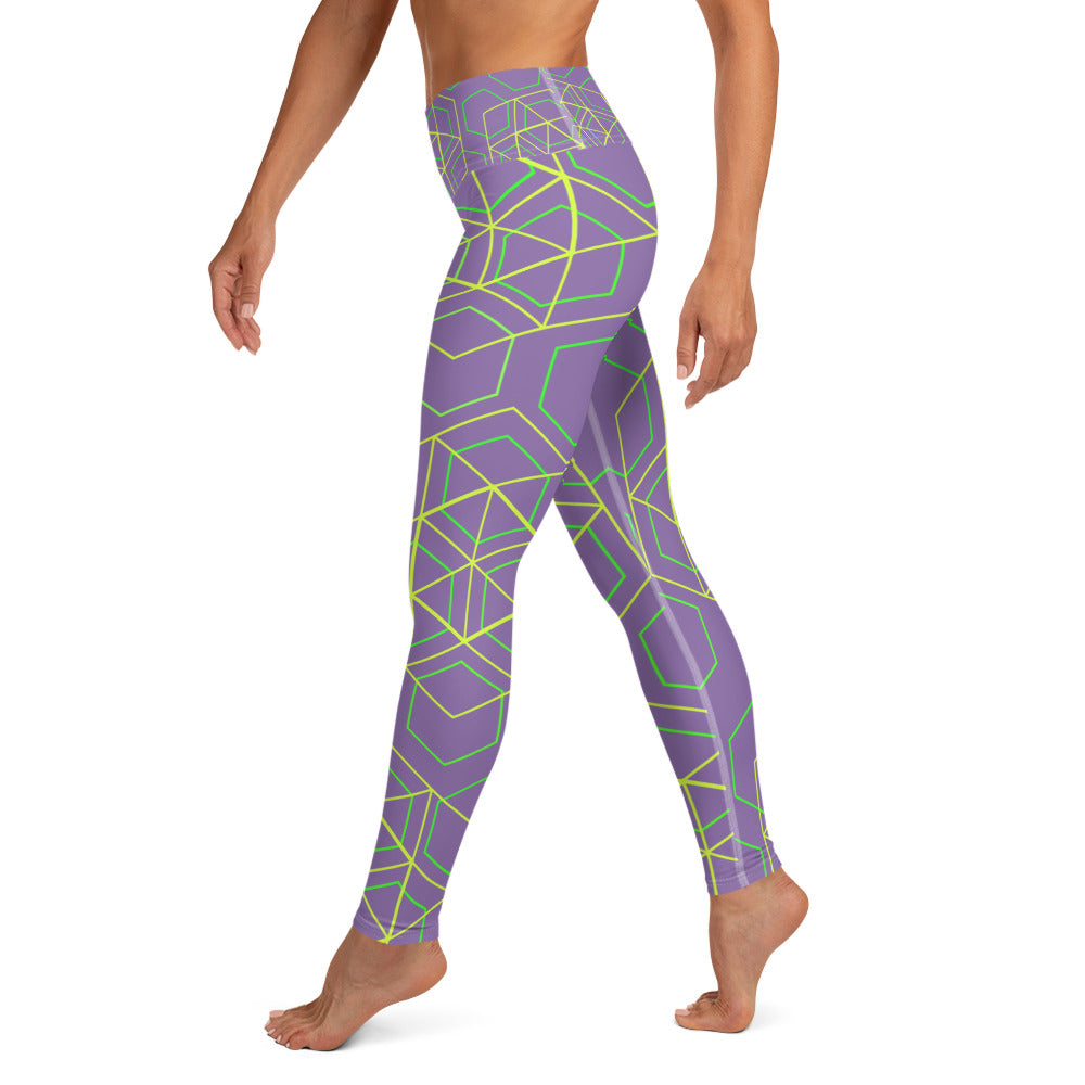 Yoga Leggings - Beeswax (Lilac)