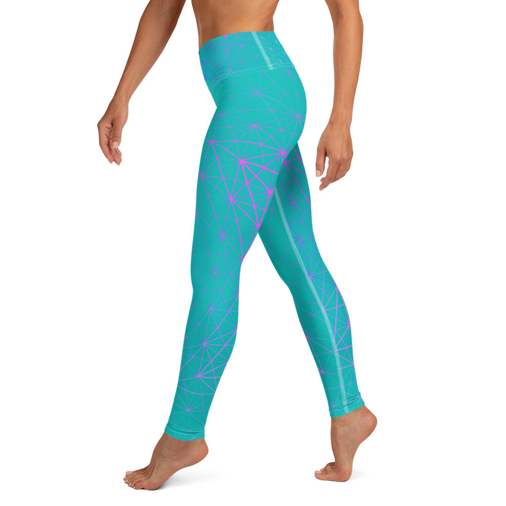 Yoga Leggings - Cygnus (Turquoise)