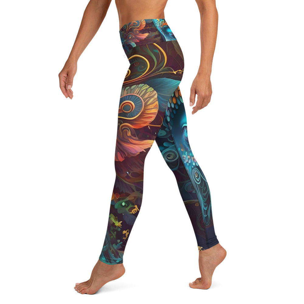 Yoga Leggings - Psychedelic Fairy