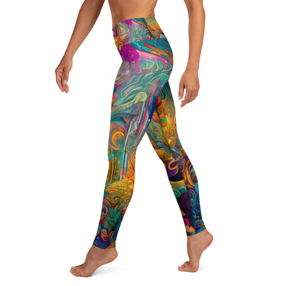 Yoga Leggings - Dreamweavers Tapestry 2