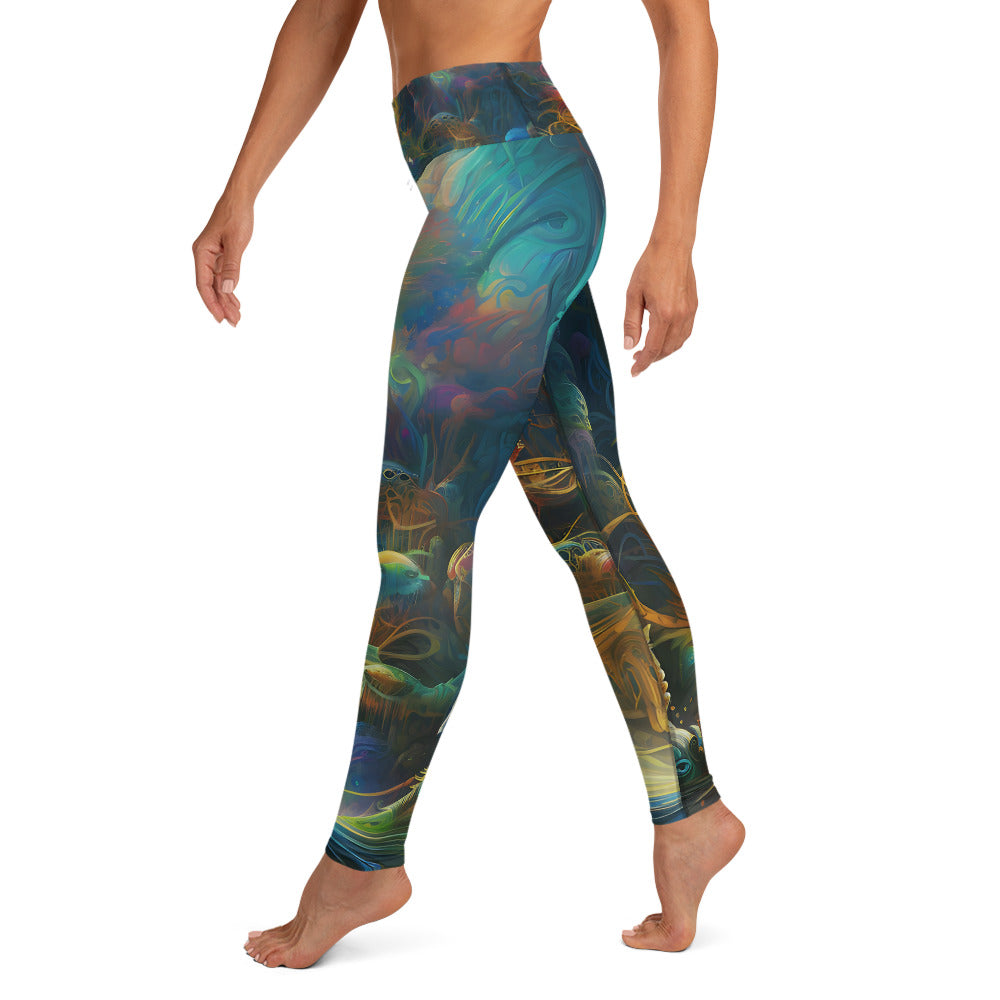 Yoga Leggings - Shaman Drum 1