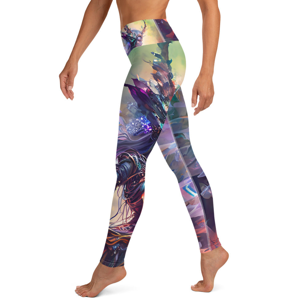 Yoga Leggings - Medieval Fairy