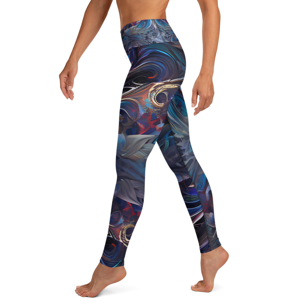 Yoga Leggings - Mystical Reflections 2