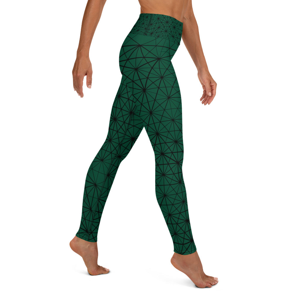 Yoga Leggings - Zahra (Forest Green)