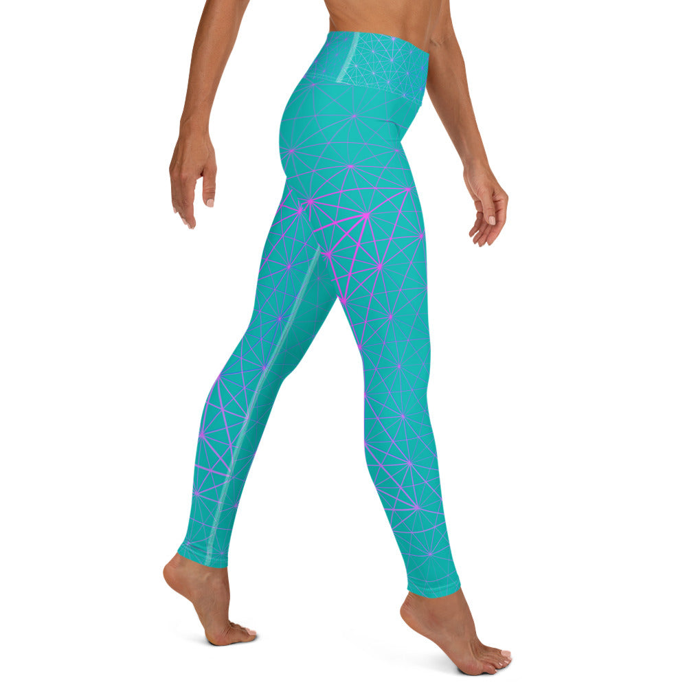 Yoga Leggings - Cygnus (Turquoise)