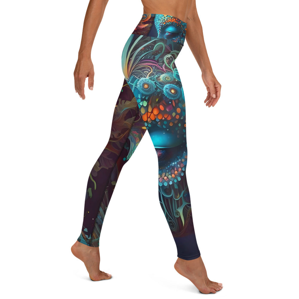 Yoga Leggings - Psychedelic Fairy