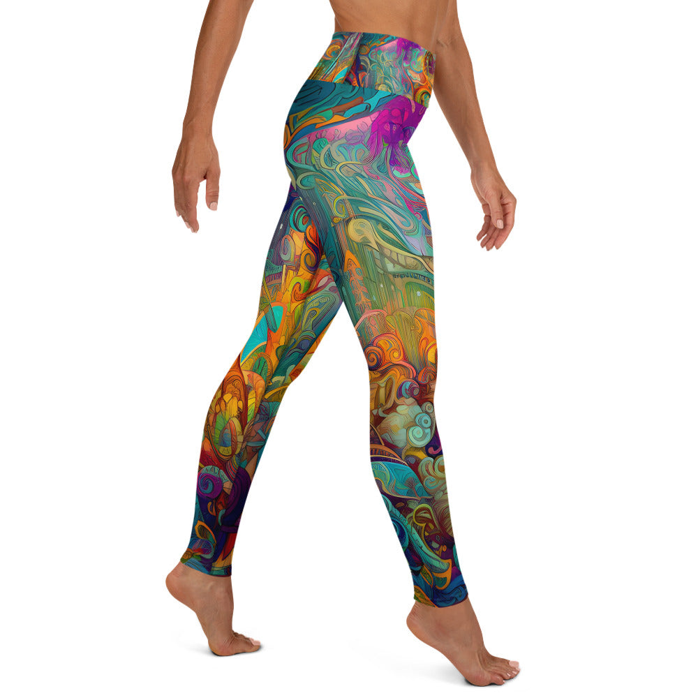 Yoga Leggings - Dreamweavers Tapestry 2