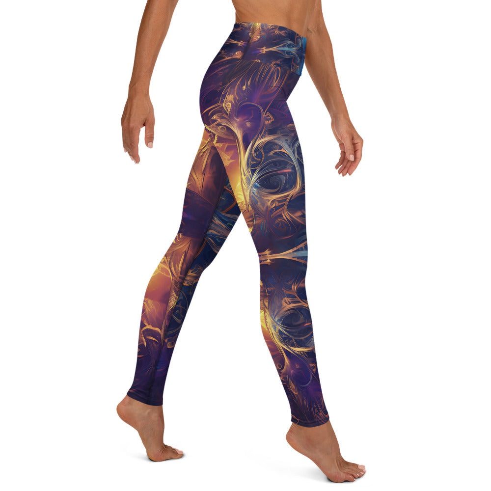 Yoga Leggings - Mystical Reflections 3