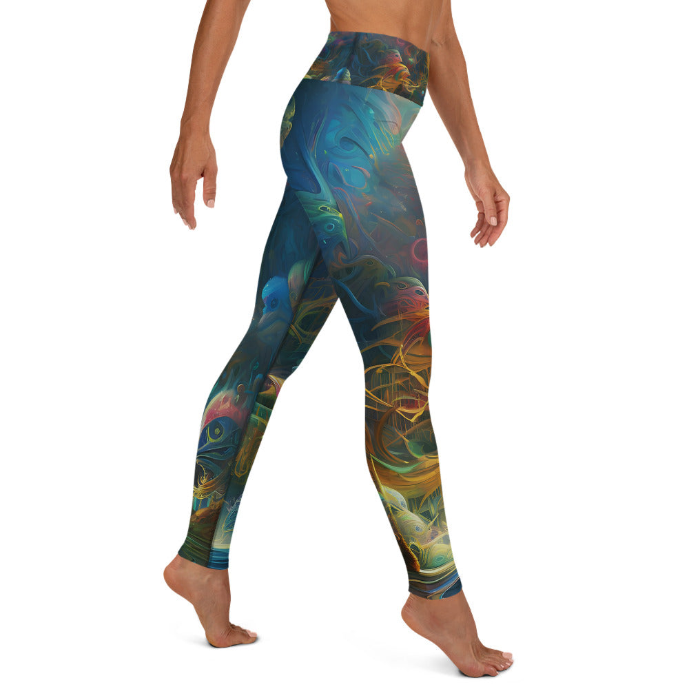 Yoga Leggings - Shaman Drum 1