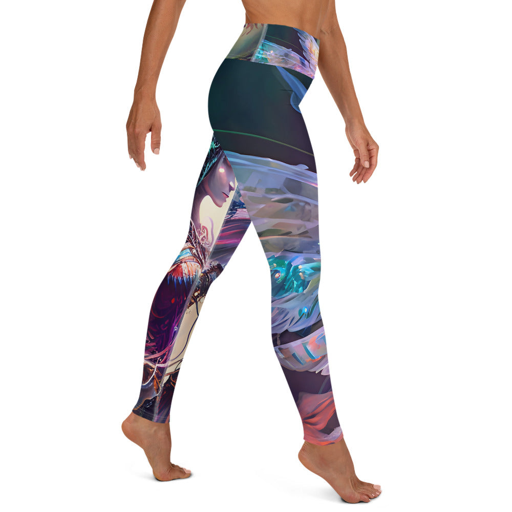 Yoga Leggings - Medieval Fairy