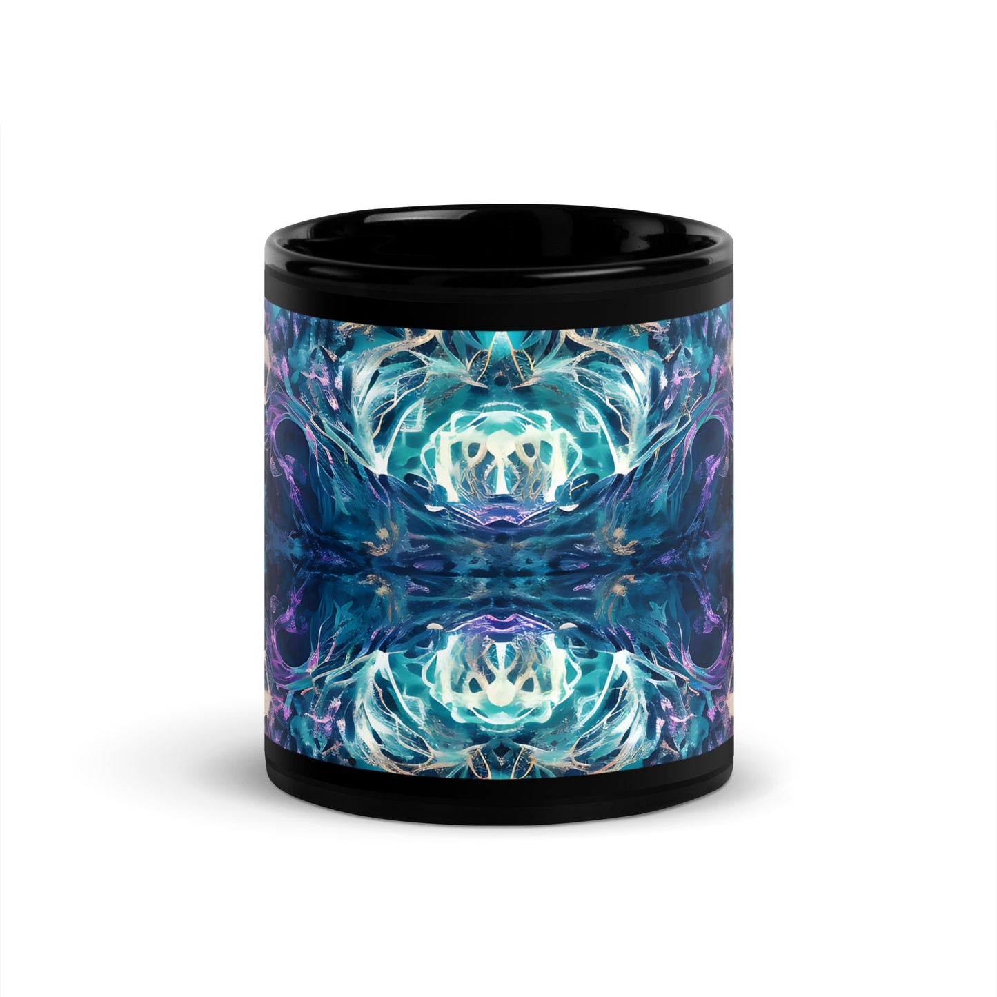 Black Glossy Mug - Mystical Reflections 4