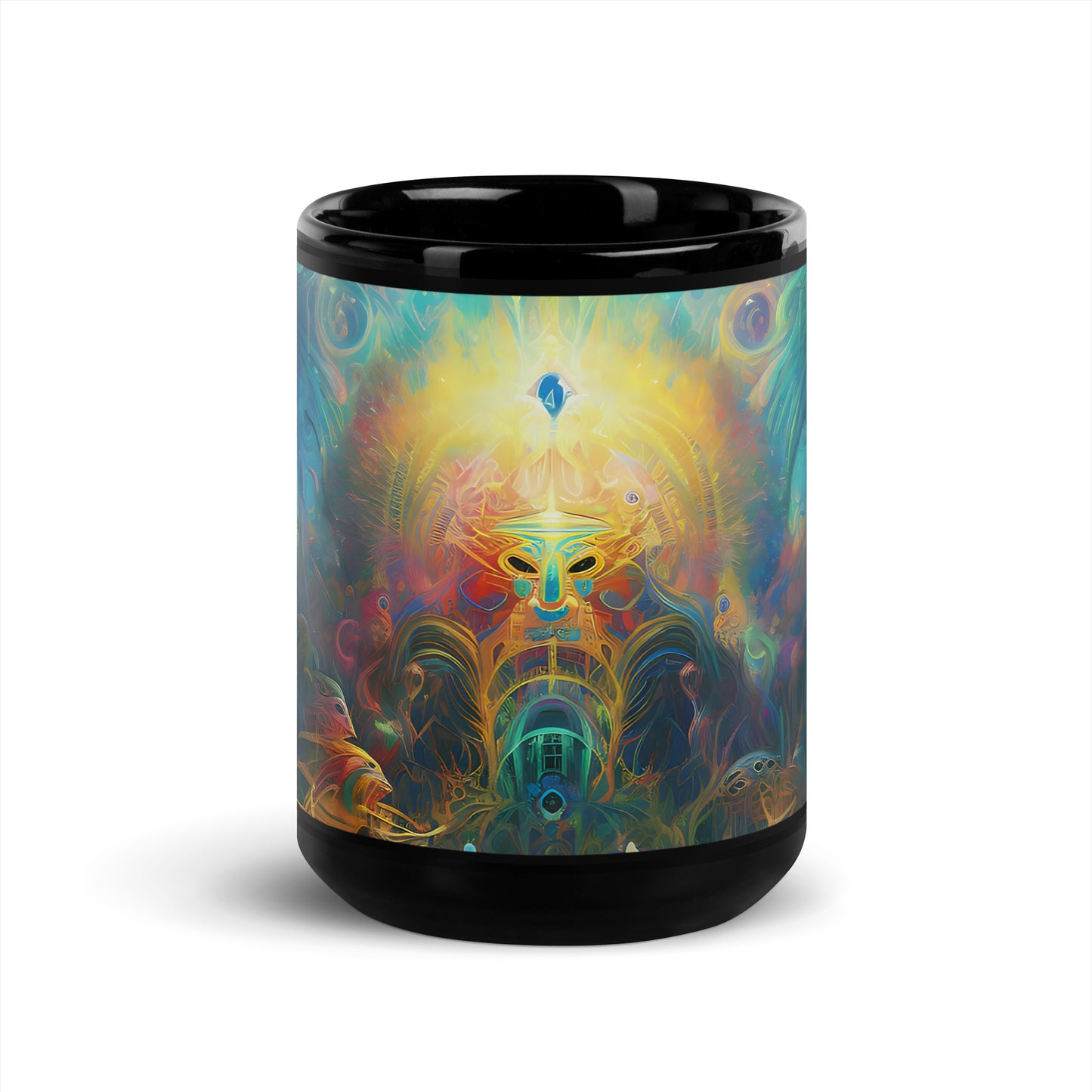 Black Glossy Mug - Shaman Drum 1