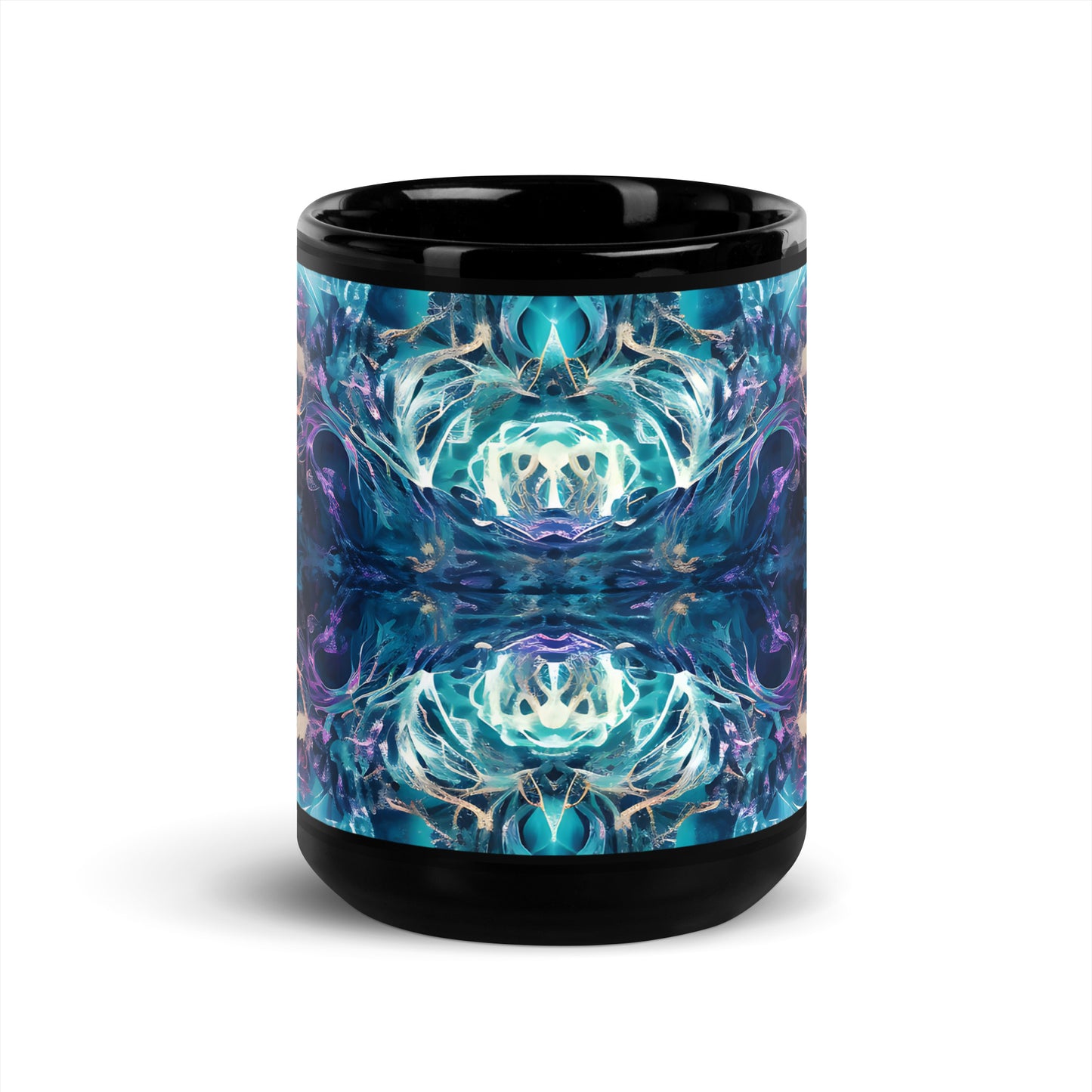 Black Glossy Mug - Mystical Reflections 4