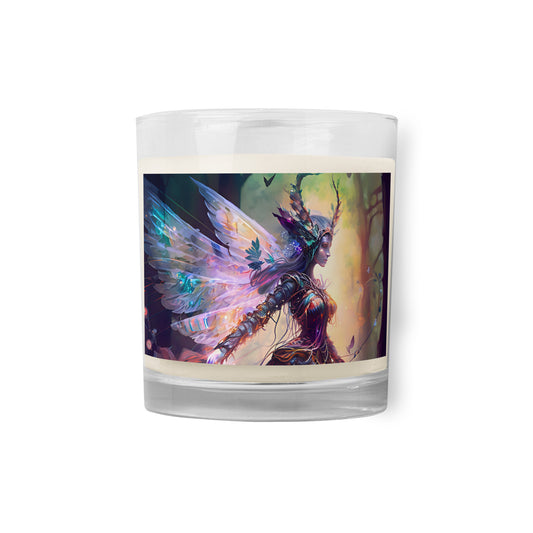 Glass jar soy wax candle - Medieval Fairy