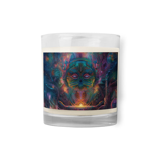 Glass jar soy wax candle - Shaman Drum 3