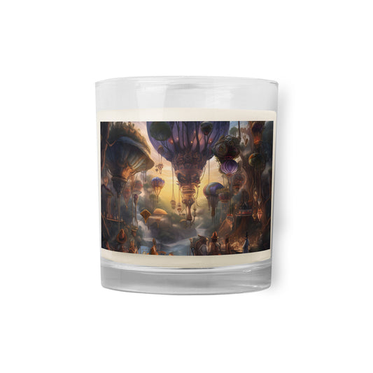 Glass jar soy wax candle - Balloon Party