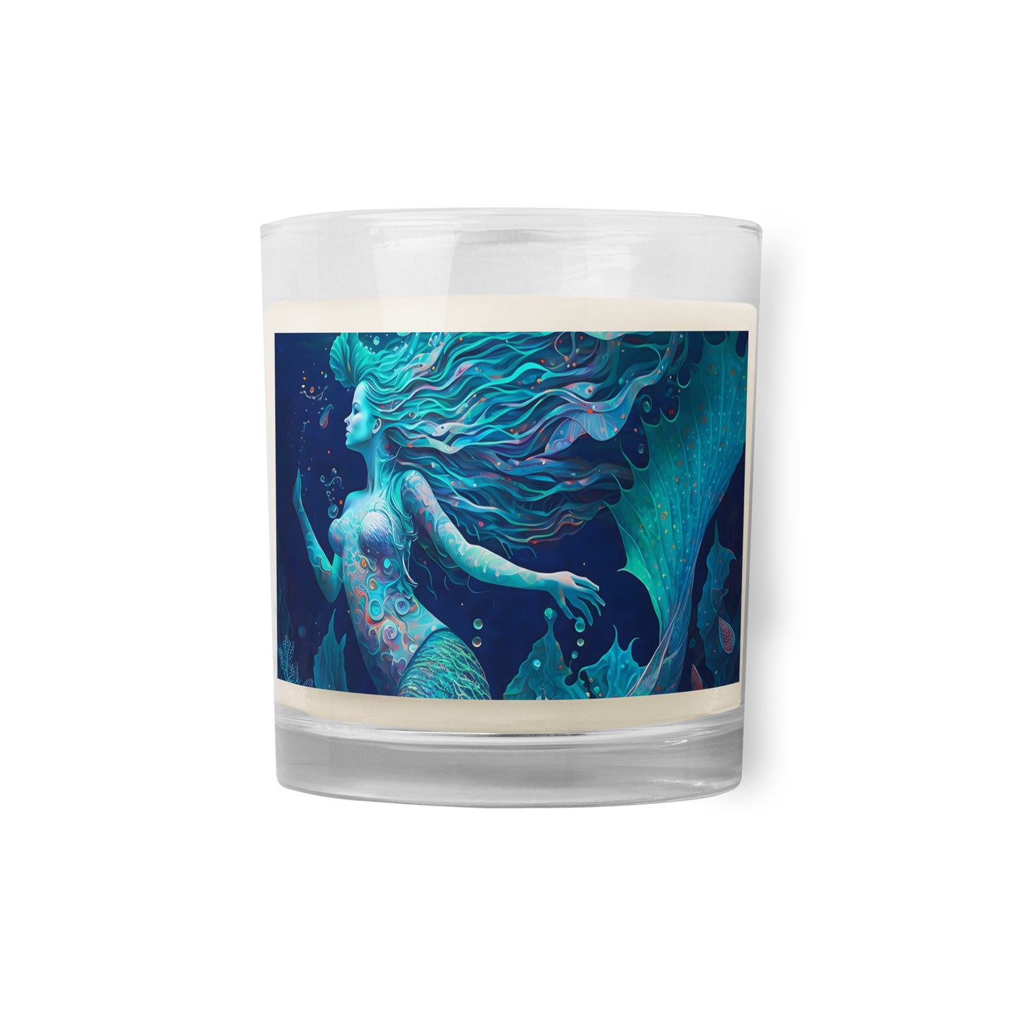 Glass jar soy wax candle - Mermaid 2