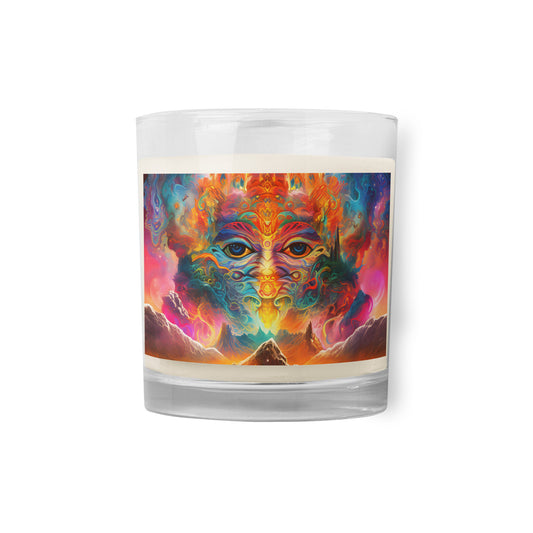 Glass jar soy wax candle - Celestial Rapture