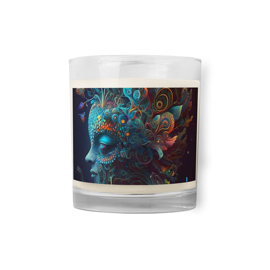 Glass jar soy wax candle - DMT Fairy