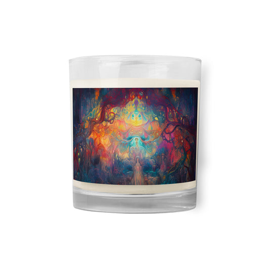 Glass jar soy wax candle - Dreamweavers Tapestry 1