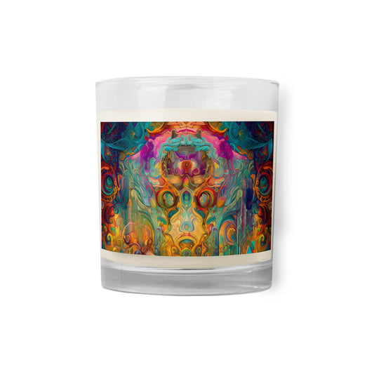 Glass jar soy wax candle - Dreamweavers Tapestry 2